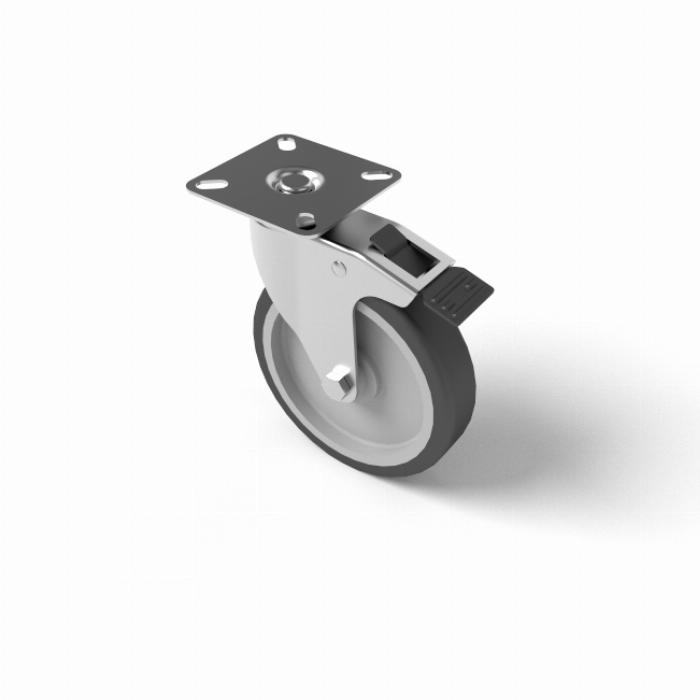 Rollers 75 plate fitting with brake