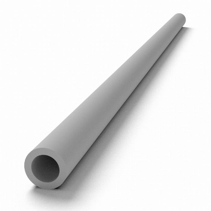 Round tube not anodized 35x2,5mm