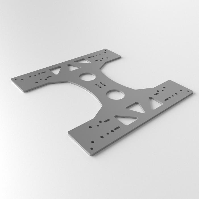 Heating bed holder 3D printer Accessories Bracket 200 t = 3mm